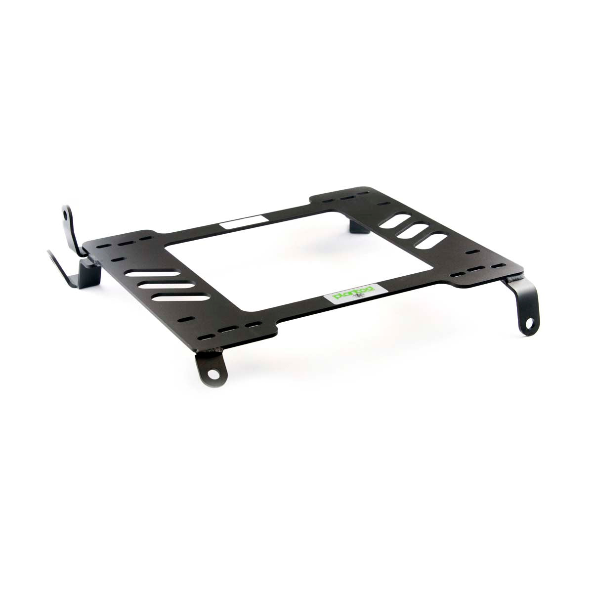 Vehicle-specific floor mounting base for 1995.5-2004 Toyota Tacoma (Bucket Seat Models Only), driver side, shown with Planted top plate