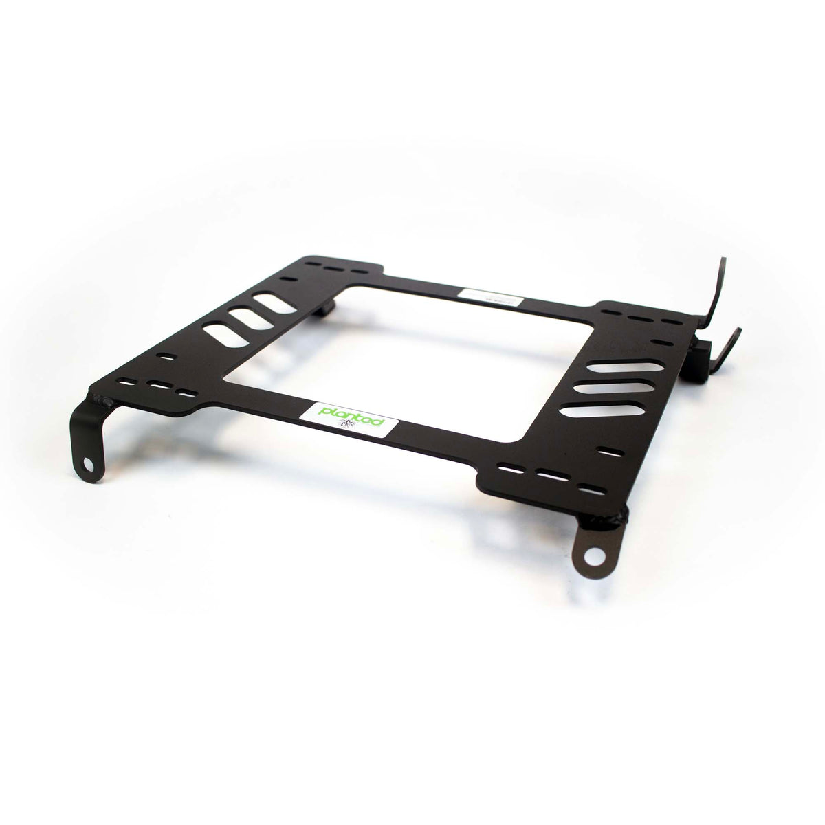 Vehicle-specific floor mounting base for 1995.5-2004 Toyota Tacoma (Bucket Seat Models Only), passenger side, shown with Planted top plate