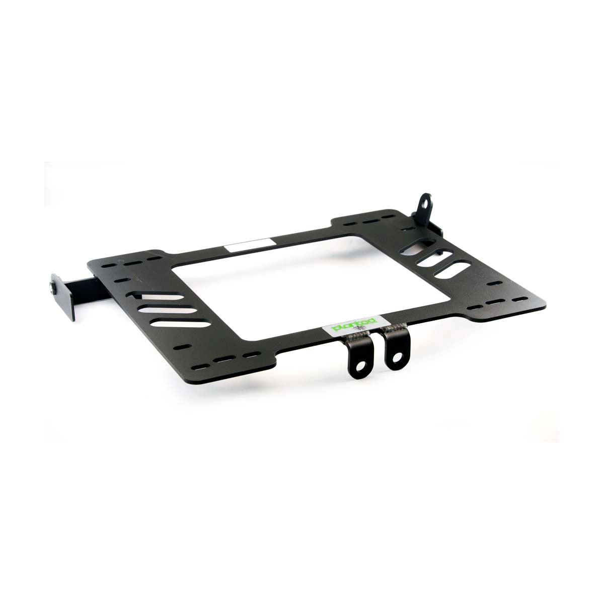 Vehicle-specific floor mounting base for 2002-2004 Audi RS6 (C5), passenger side, shown with Planted top plate