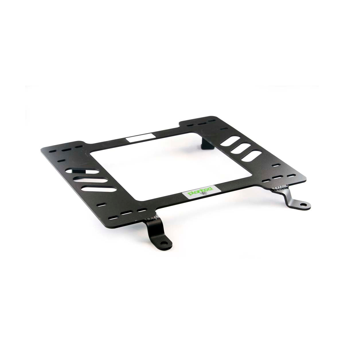 Vehicle-specific floor mounting base for 1964-1967 Buick Skylark, driver side, shown with Planted top plate