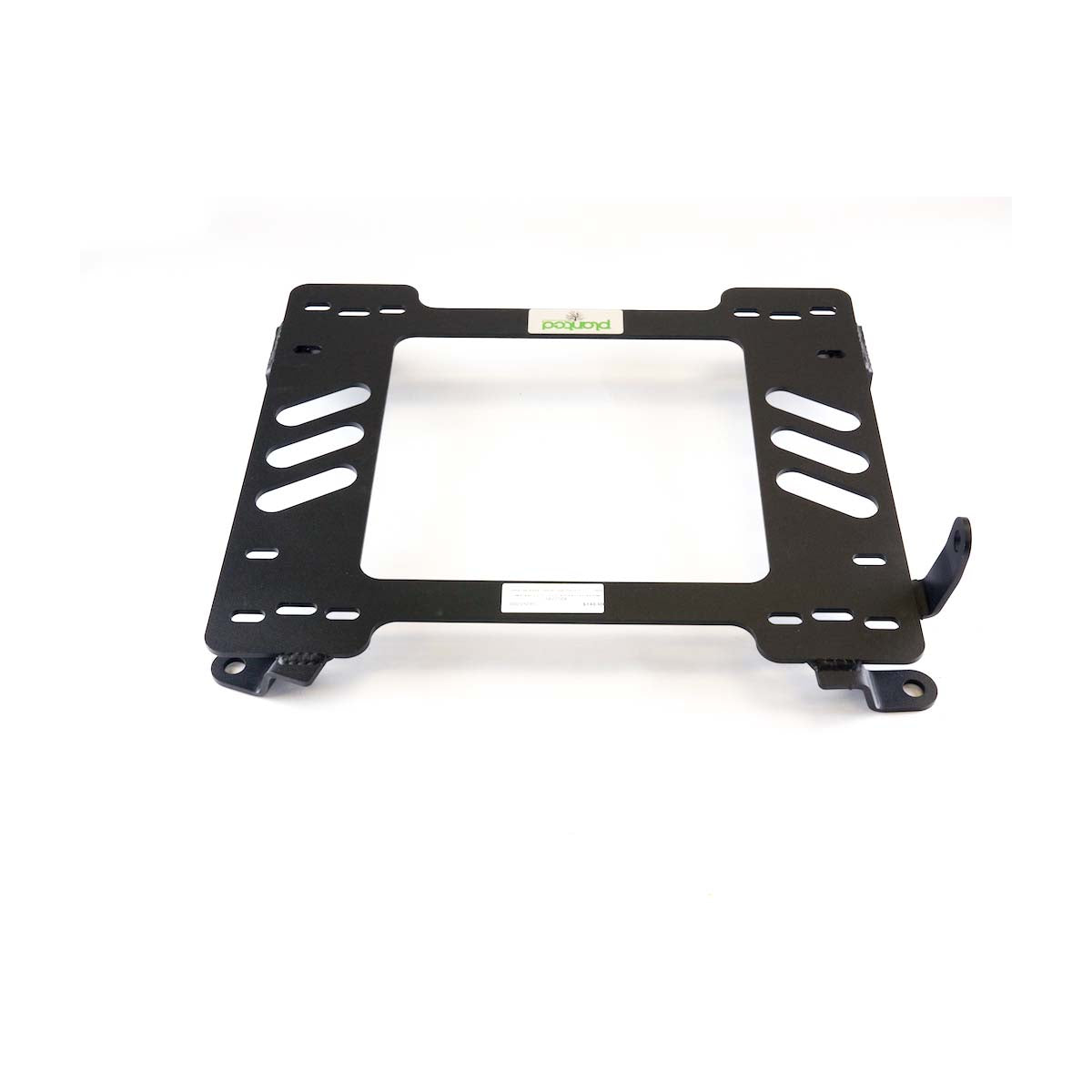 Vehicle-specific floor mounting base for 2005-2010 Chevrolet Cobalt, driver side, shown with Planted top plate