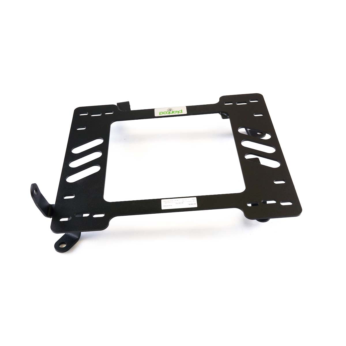 Planted seat bracket for 1994-2004 Chevrolet S-10 (Non-Single Cab), passenger side, black powder-coated steel