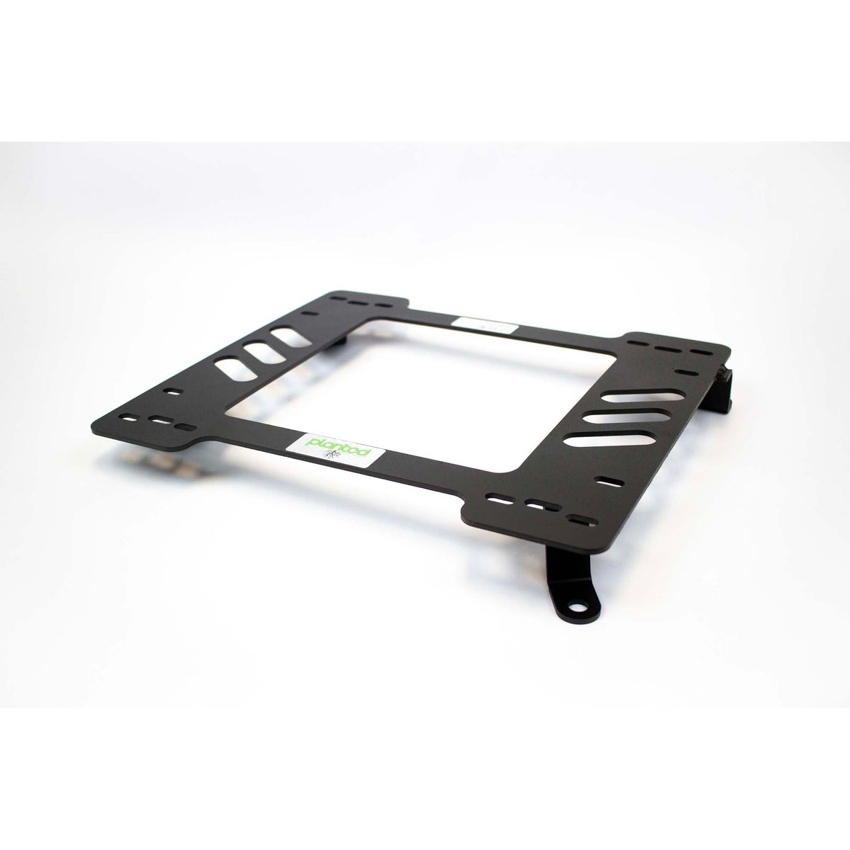 Vehicle-specific floor mounting base for 1962-1965 Chevrolet Nova 4-Door Sedan (Bucket Seat Models Only), driver side, shown with Planted top plate