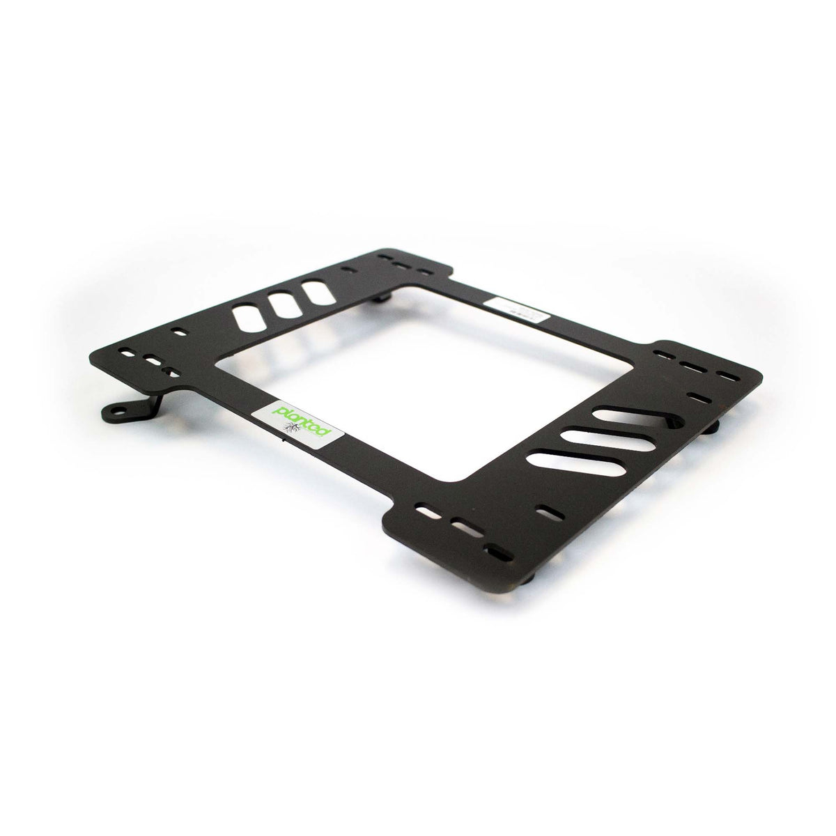 Vehicle-specific floor mounting base for 1962-1965 Chevrolet Nova 4-Door Sedan (Bucket Seat Models Only), passenger side, shown with Planted top plate