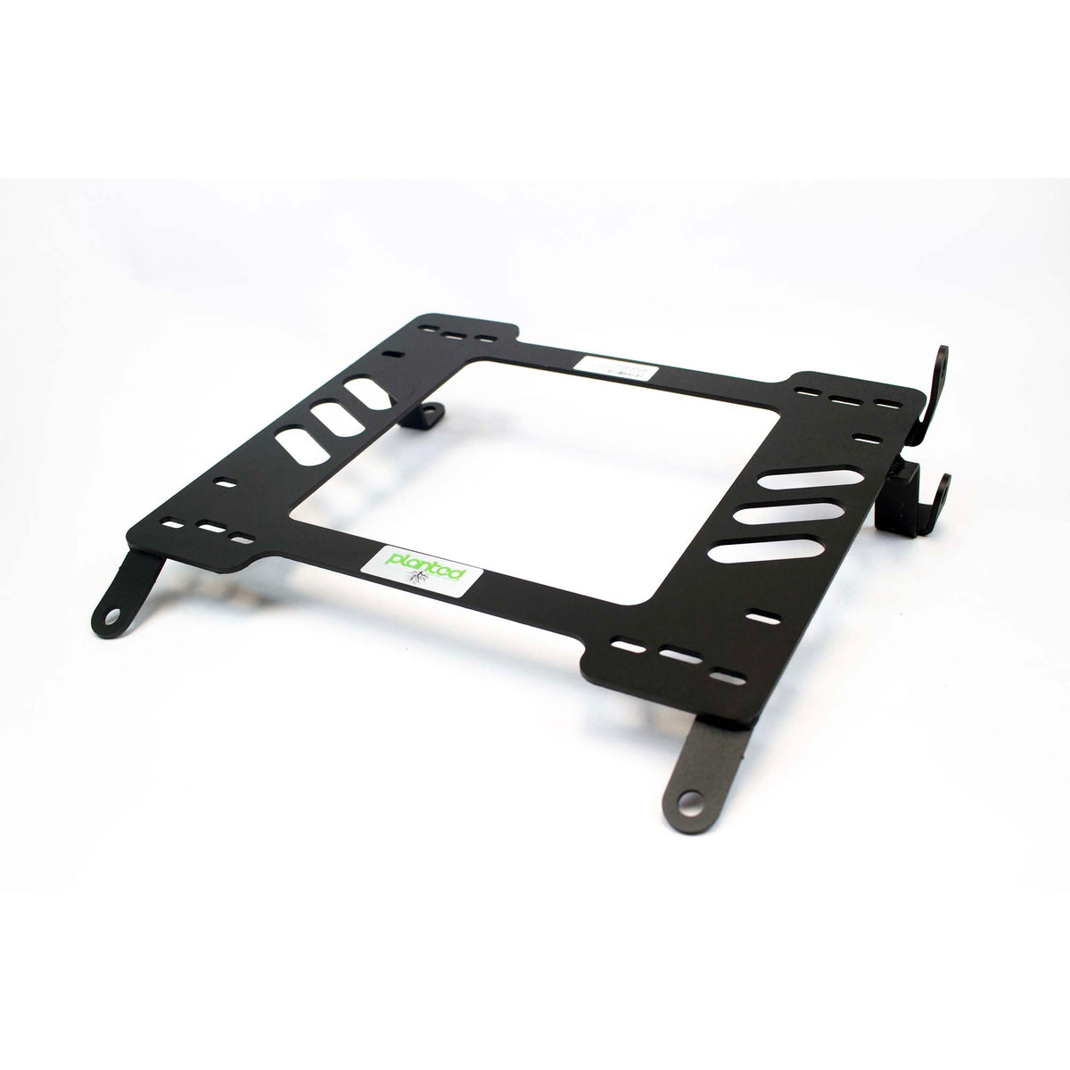 Planted seat bracket for 1996-2002 Toyota Camry (XV20), passenger side, black powder-coated steel