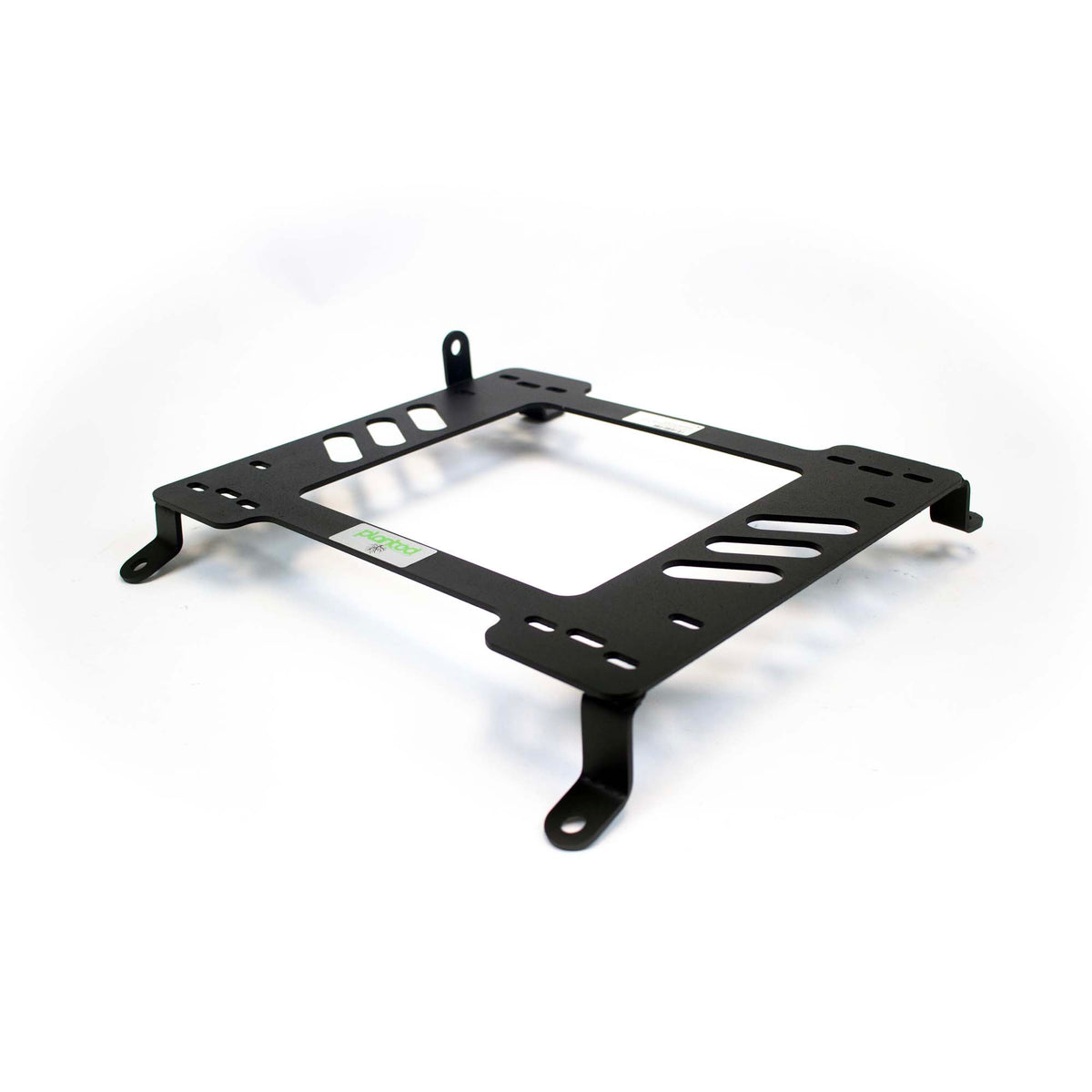 Planted seat bracket for 2008+ Toyota Land Cruiser (J200 Series), driver side, black powder-coated steel