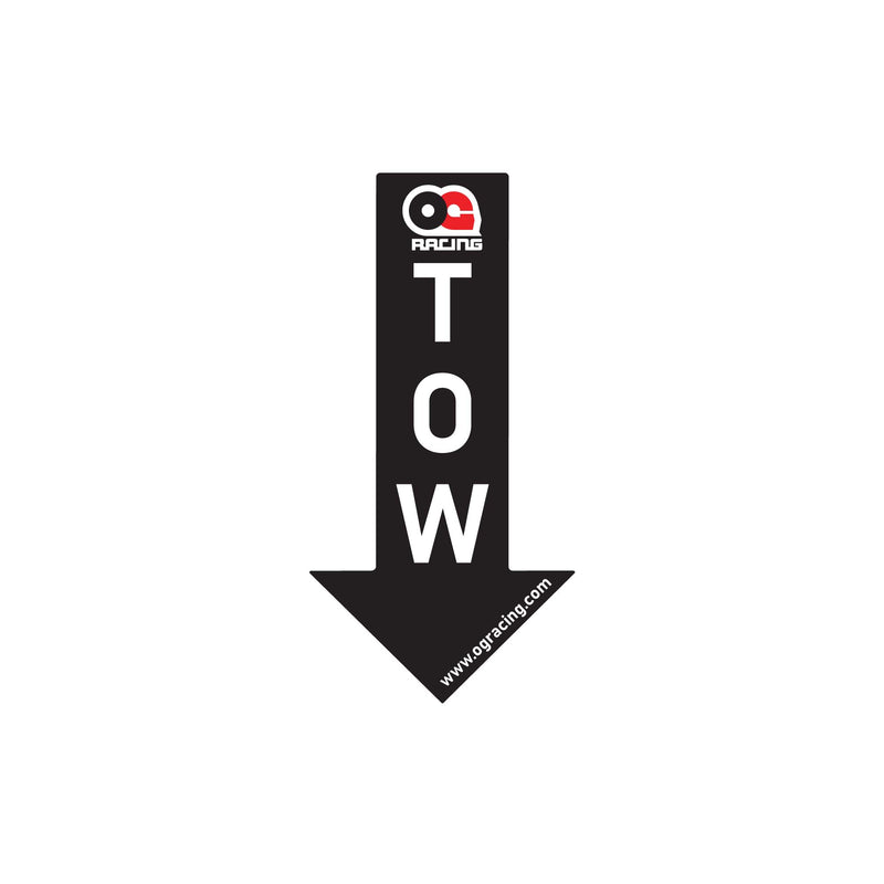 Automotive Racing Tow Point Sticker Tow Sticker – OG Racing
