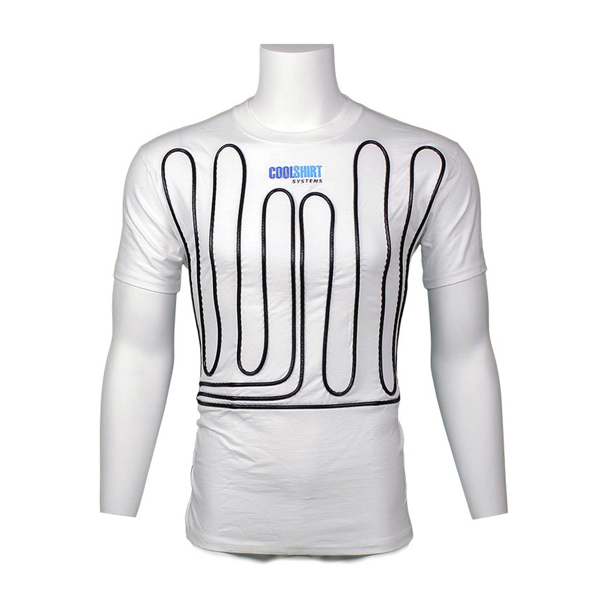Coolshirt Cool Water cooling shirt for motorsports. Circulates chilled water to reduce heat and fatigue during races.