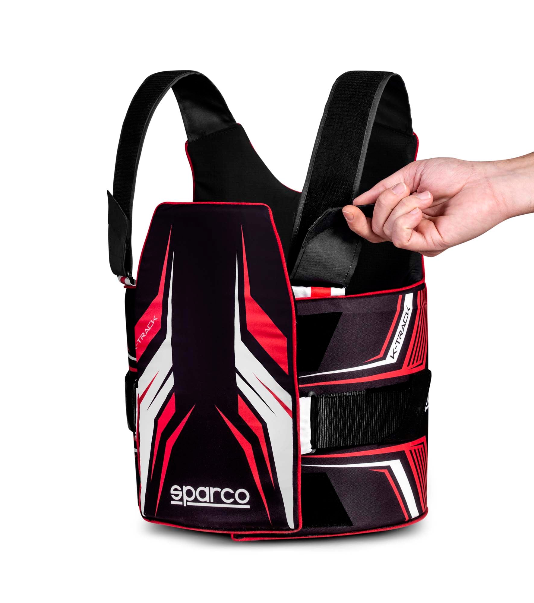 Sparco K-Track Rib Protector Vest Should Strap