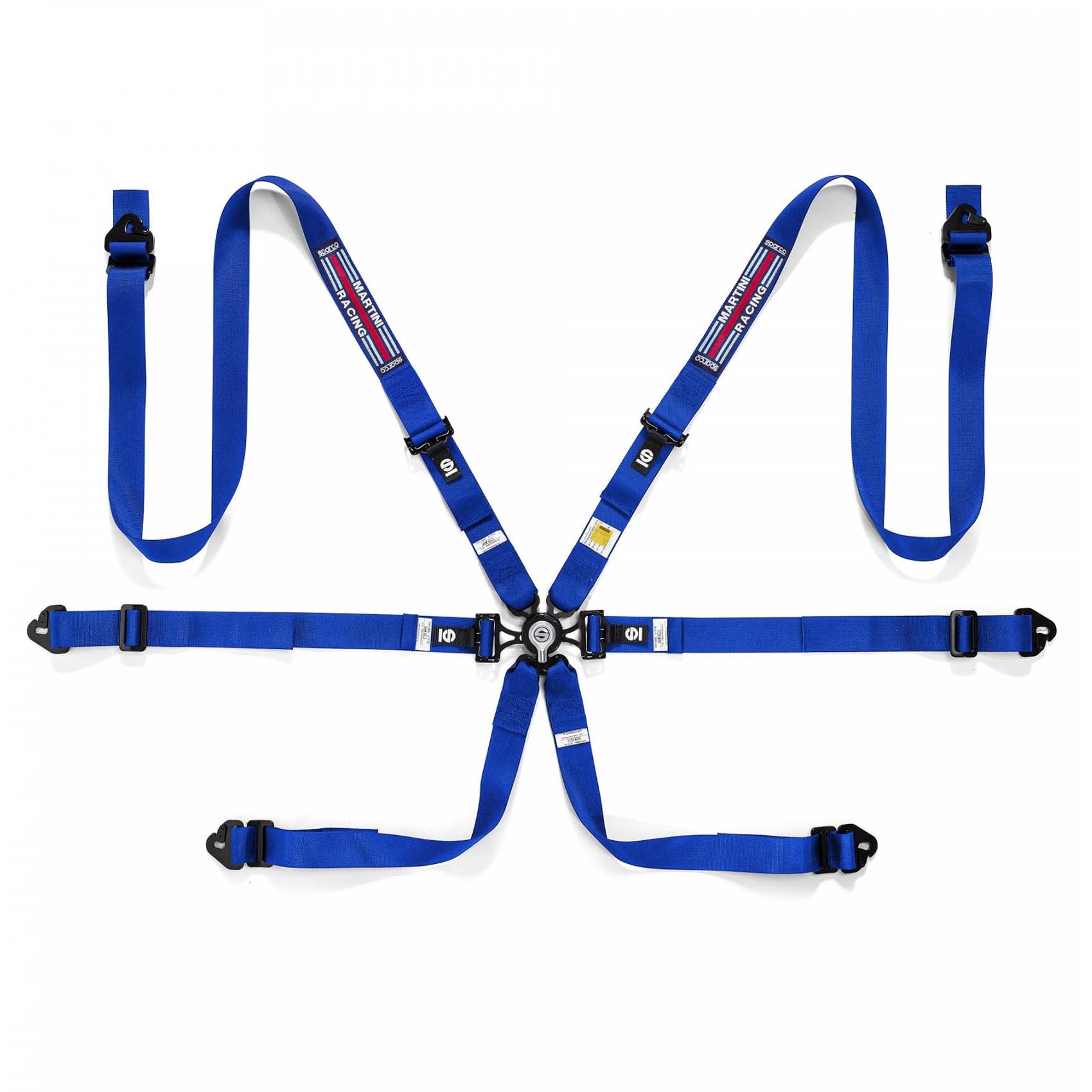 Sparco Martini FIA Hans Endurance 6-Point Racing Harness