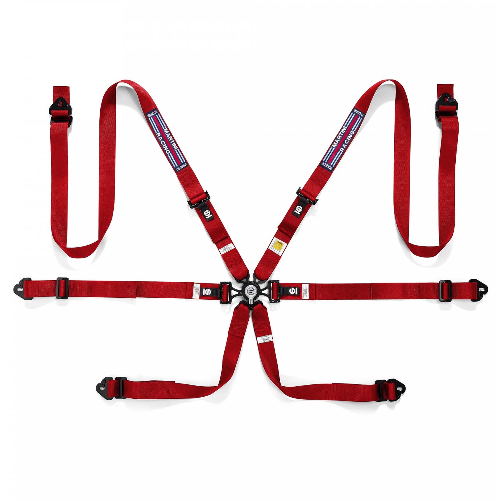 Sparco Martini FIA Hans Endurance 6-Point Racing Harness