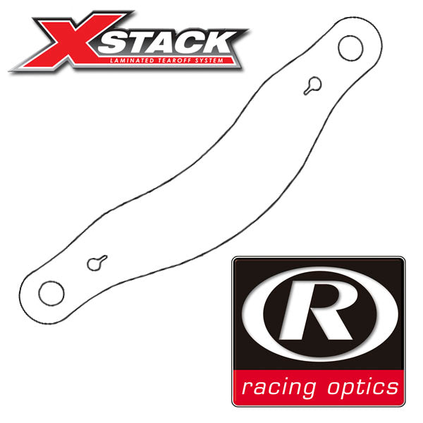 Racing Optics XStack Laminated Tear Offs - Bell 287, Roux Shields