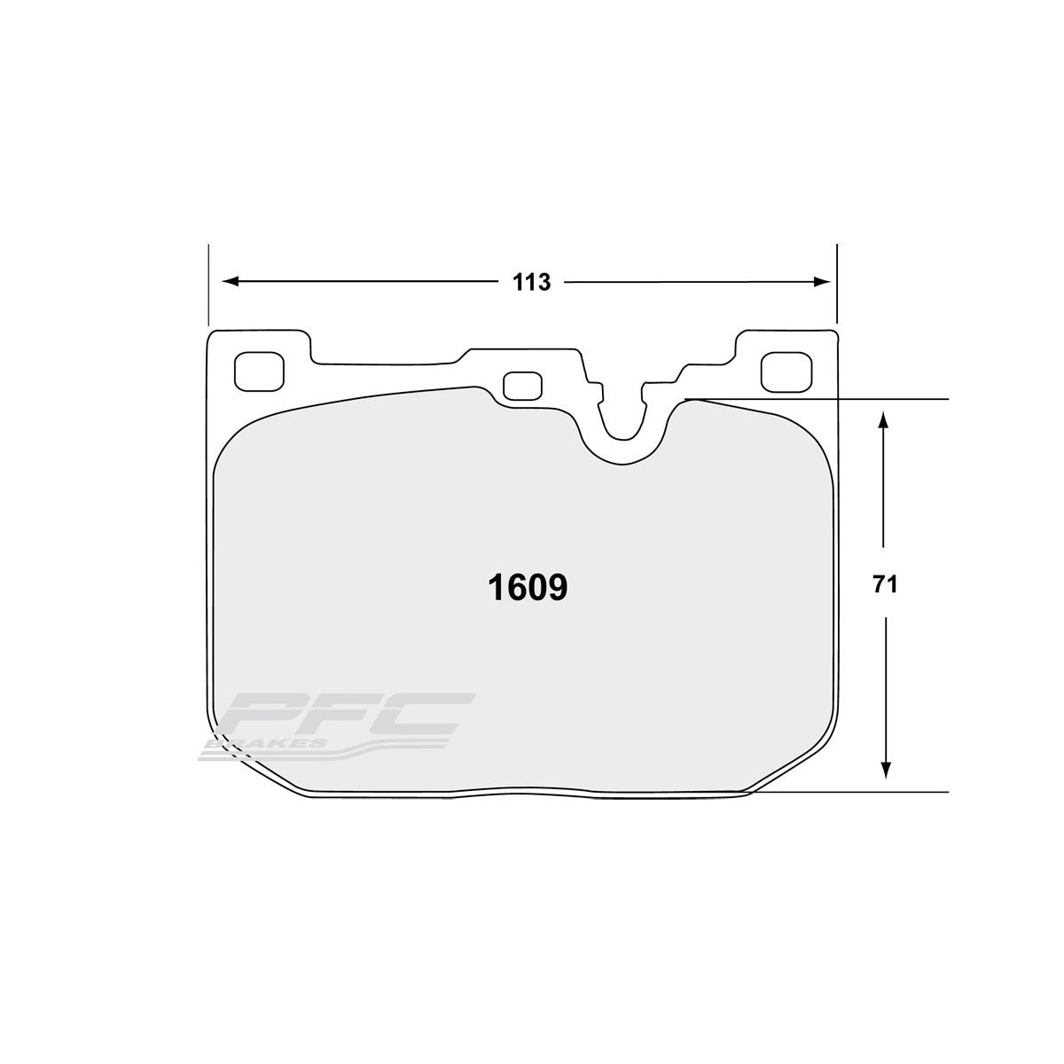 Performance Friction 1609.08.17.44 Racing Pad - 08 Compound