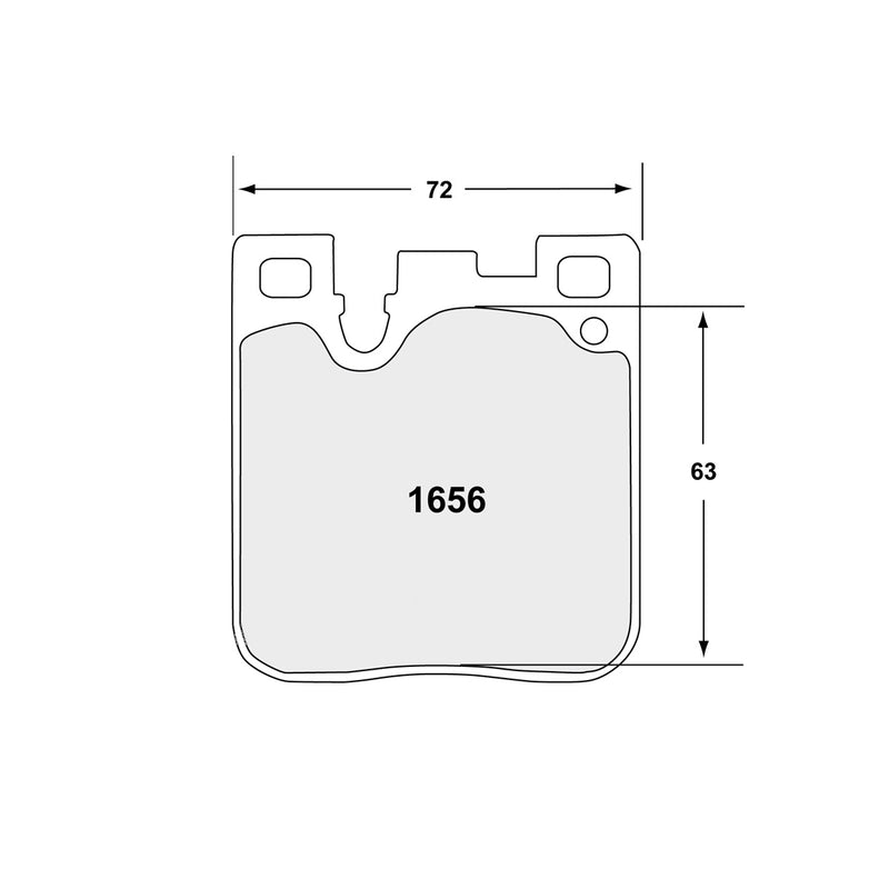 Performance Friction 1656.11.16.44 Racing Pad - 11 Compound