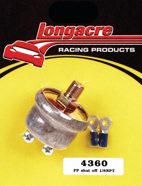 Longacre Low Oil Pressure Ignition Or Electric Fuel Pump Shutoff Switch