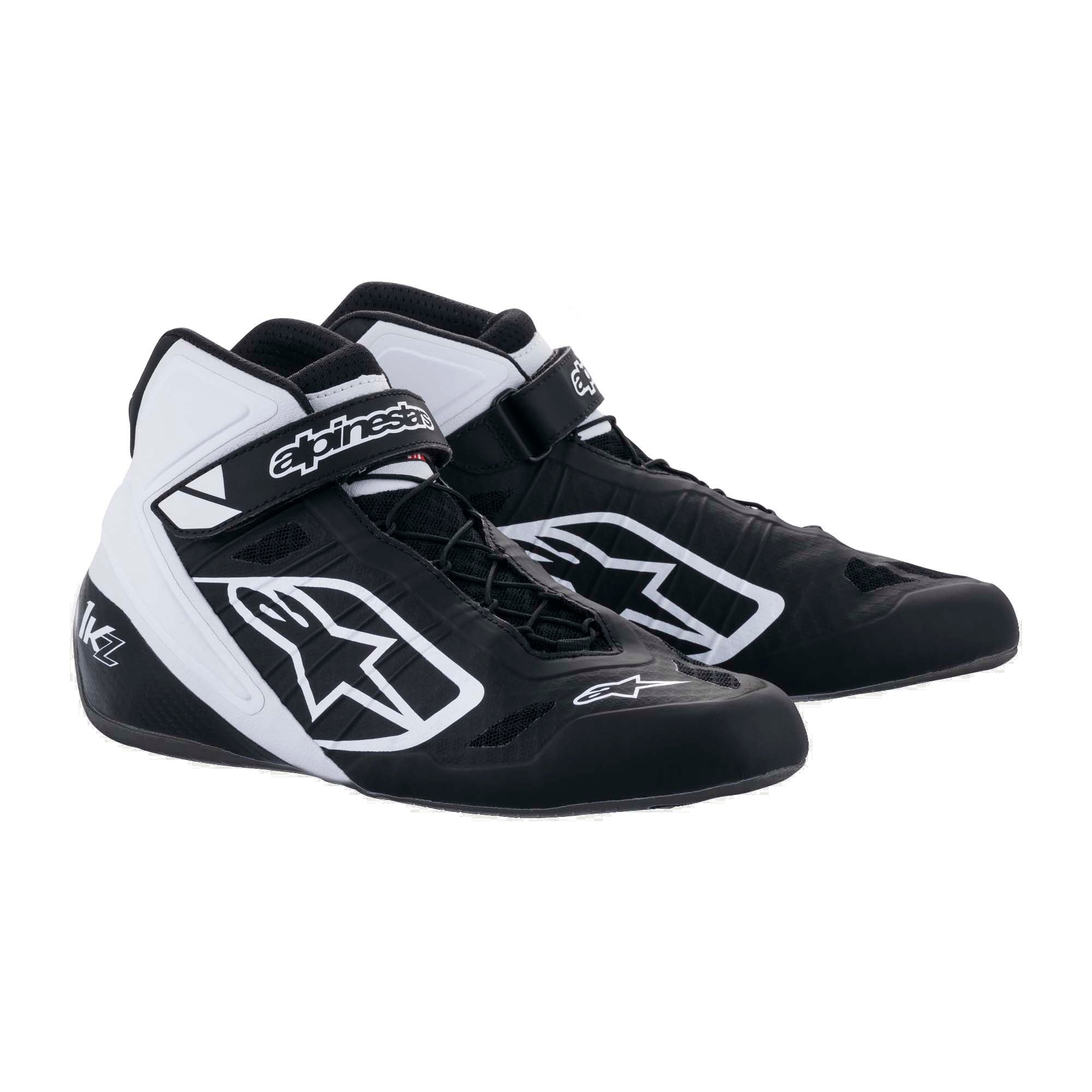 Alpinestars Tech 1-KZ Karting Shoes - Black/White/Black