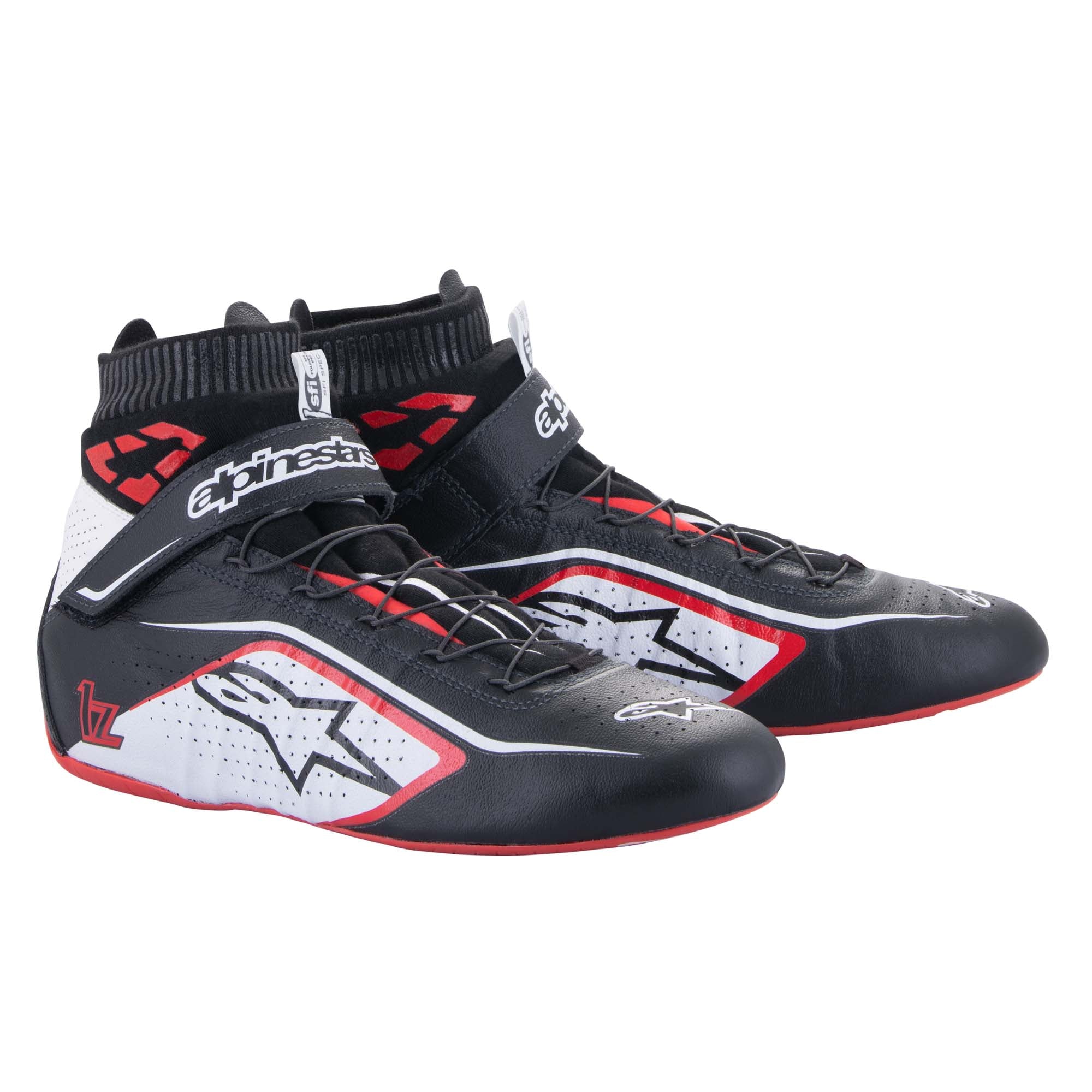Alpinestars Tech-1 Z v2 Racing Shoes Black/Red/White