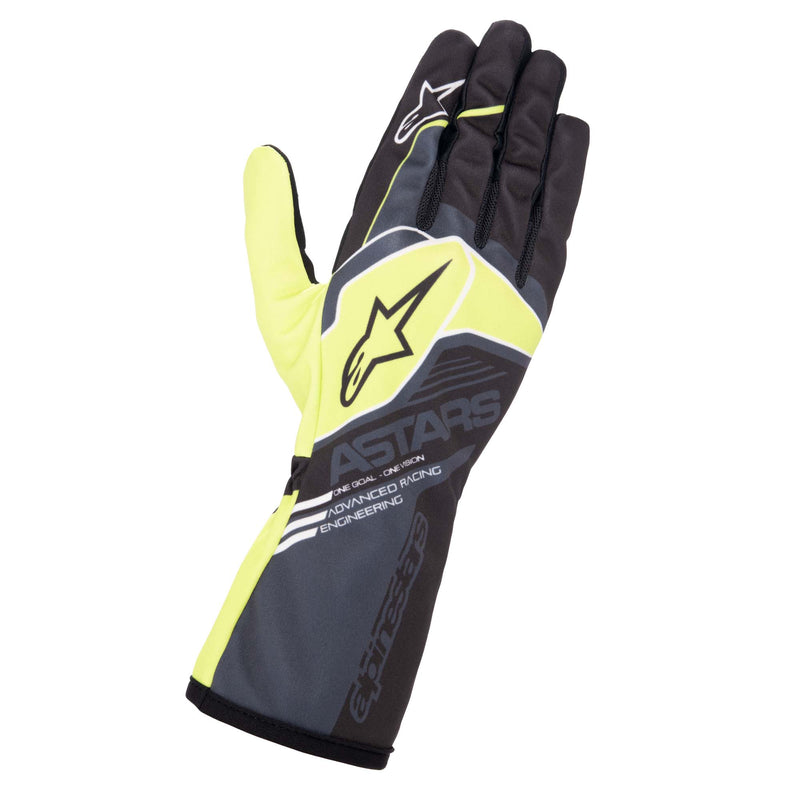 Alpinestars Kart Handschuhe Tech 1-K Race V2 Carbon - Schwarz/Grün, Größe XXL