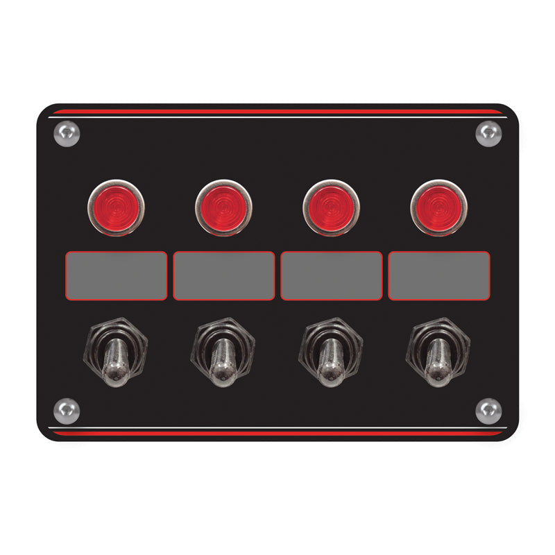 Longacre Accessory Switch Panel With Pilot Lights