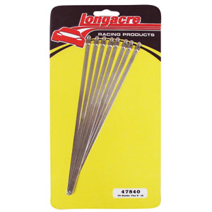 Longacre Stainless Steel 8" Header Wrap Ties