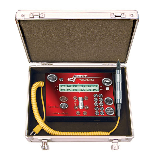 Longacre Deluxe Memory Tire Pyrometer With Stopwatch