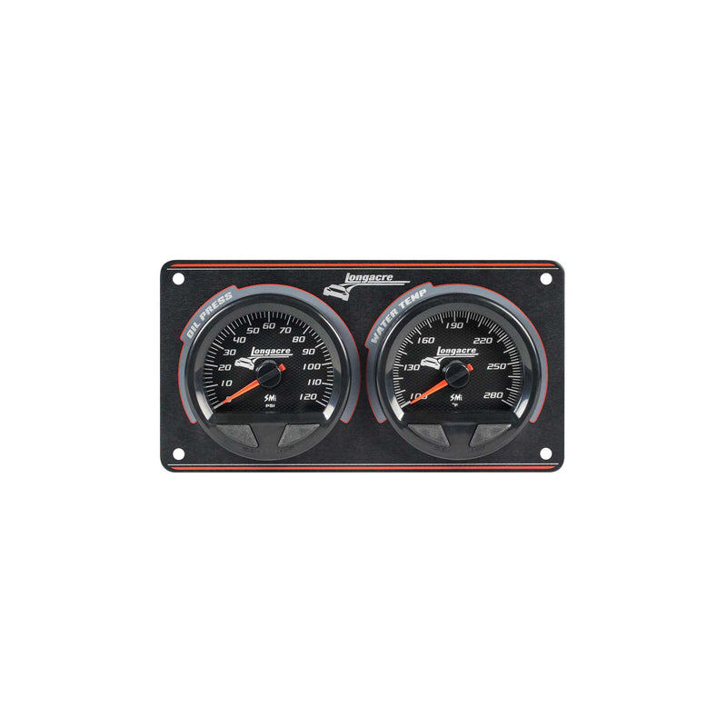 Longacre SMI Elite Waterproof 2 Gauge Panel - OP/WT