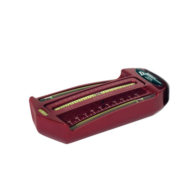 Longacre Red Billet Caster/Camber Gauge - No Adapter