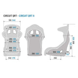 Sparco Circuit II QRT Fiberglass Racing Seat