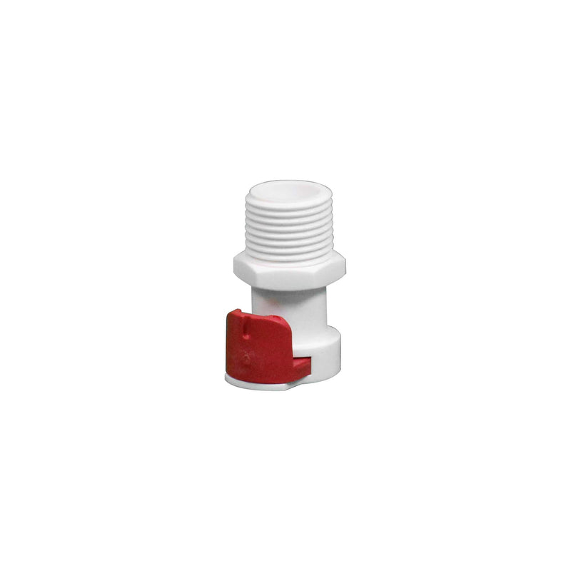 Coolshirt Safety-Pull Bulkhead Fitting - Female, Red