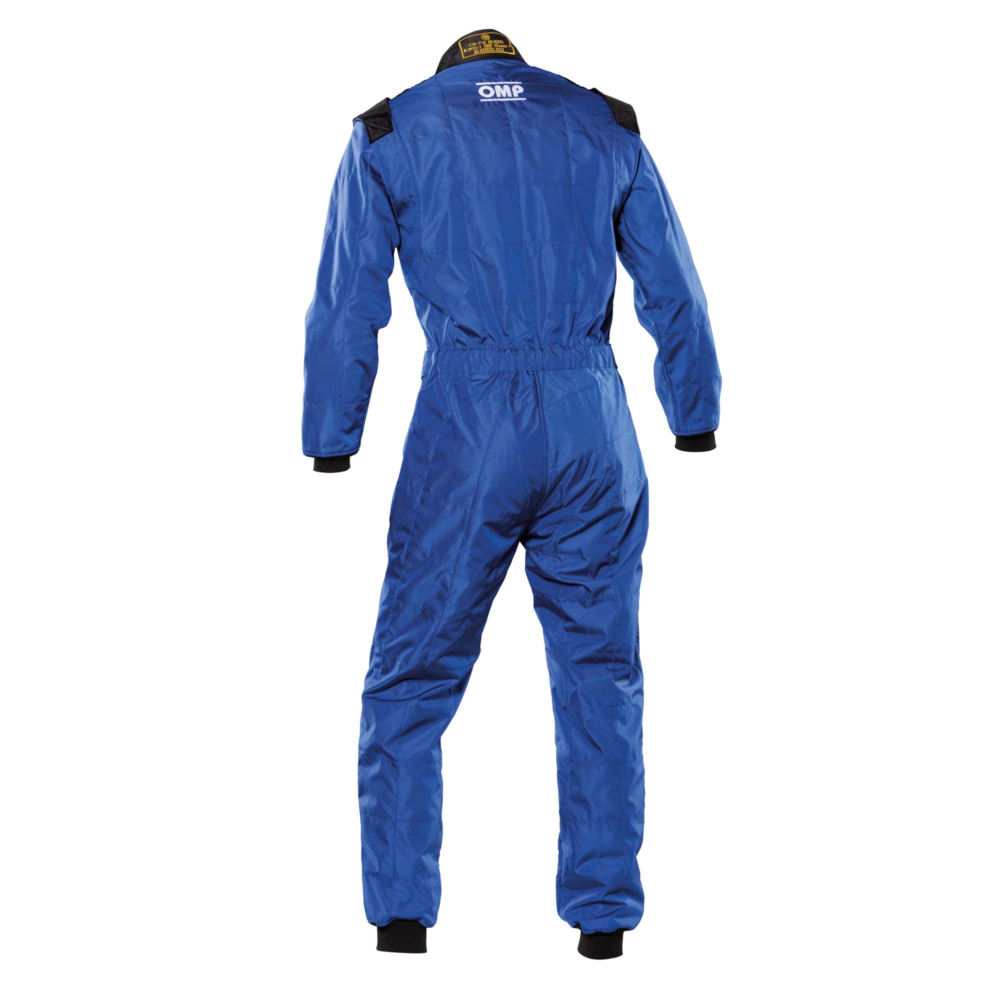 Back of OMP KS-4 Kart Racing Suit - Blue