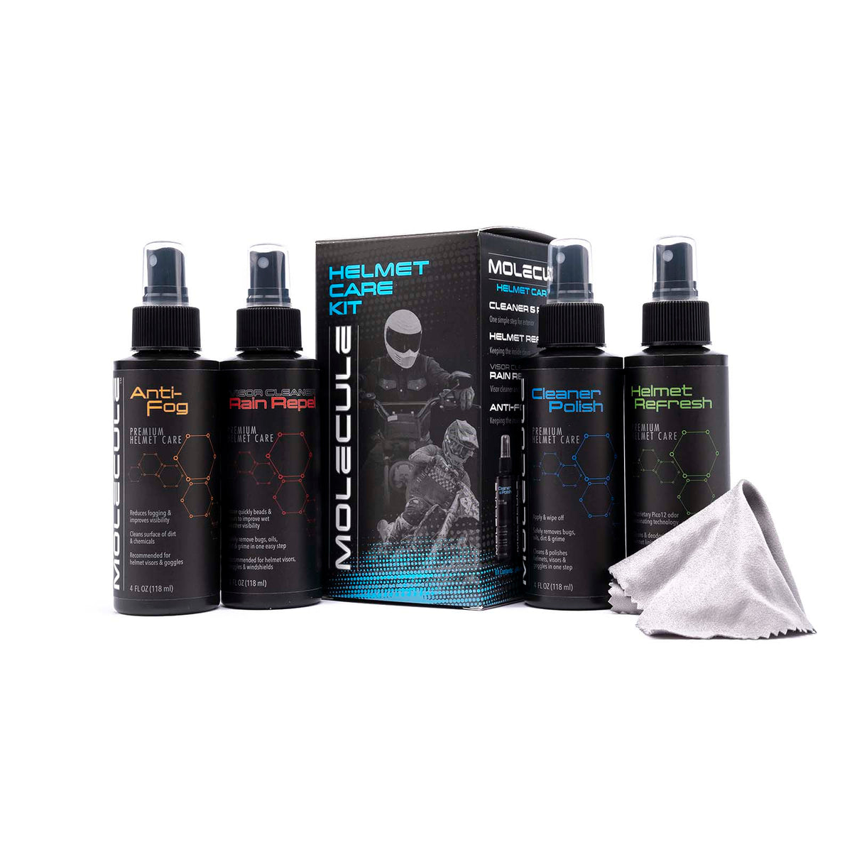 football helmet care kit Molecule Helmet Care Kit 4oz