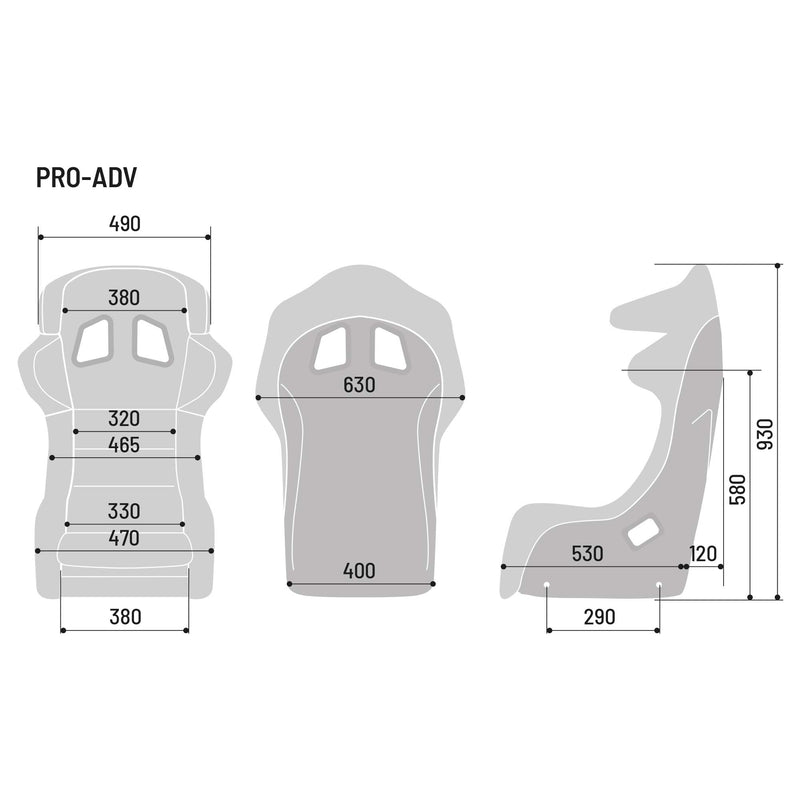 Sparco Pro ADV QRT Seat - Black