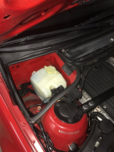 thumbnail interactive-video image 1 of Speed Daddy Windshield Washer Fluid Reservoir For BMW E46 3-Series 1999-2006 - With Level Sensor, White 1 of 6