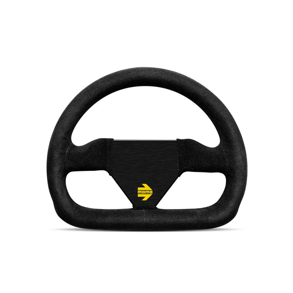 MOMO steering wheel racing model イタリア製 Momo Team Steering Wheel, Black Leather with Black Centre 280mm