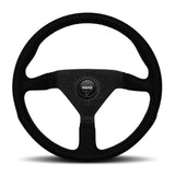Momo Montecarlo Alcantara Steering Wheel Black