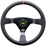 OMP WRC Steering Wheel - Black Leather