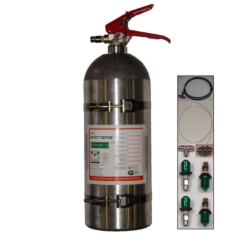 SPA Technique Extreme Novec SFI Fire System - Mechanical, Classic-Style